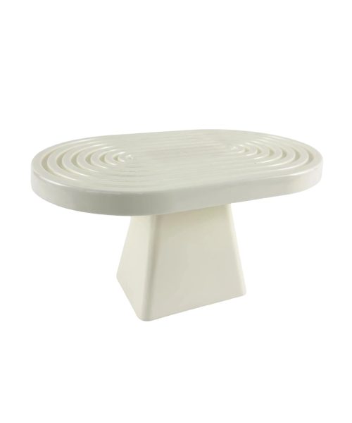 Présentoir à cupcakes blanc en plastique laqué mat pour photographie pâtisserie maison